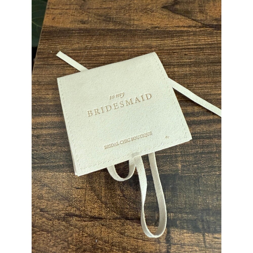 Bridal Chic Boutique “To My Bridesmaid” Jewelry Pouch